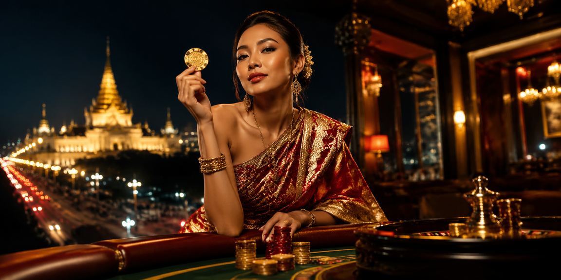 နေပြည်တော် ဂိမ်းစင်တာတွင် ရူးလက်နှင့် roulette ကစားနေသော ဝင်စားသူ